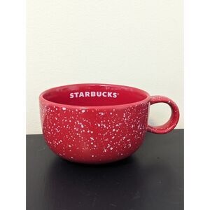 Starbucks 2019 Holiday Red & White Confetti 16 oz Coffee Mug Limited Edition